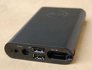 【即決】DELL 電源コンパニオン（外付バッテリーパック）PW7015M 19.5V出力 12,000mAh 本体のみ 状態良好ですが現状渡し 送料230円~