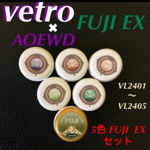 新品 ベトロ フルイドシリーズ5色& FUJI EX ジェルネイル セット