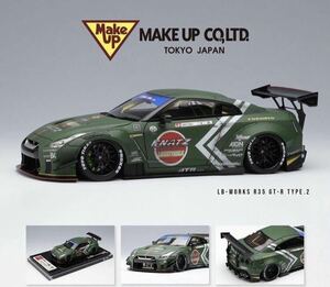 国内15台限定 超レア 特注 メイクアップ アイドロン リバティーウォーク EIDOLON AutostradaHobby 1/43 零戦 LB R35 GT-R Type2 RacingSpec