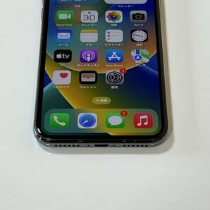 SIMフリー iPhone X スペースグレイ 256GB MQC12J/A バッテリー最大容量84％ アクティベーションロック解除済の画像5