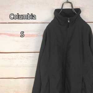 Columbia コロンビア アウター ジャケット 刺繍ロゴ ダークグレー系 レディース Sサイズ