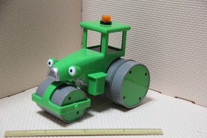 ボブとはたらくブーブーズ ローリー 全長 約 15.6cm 検索 ロード ローラー車 HIT/K Chapman キャラクター グッズ