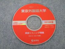 TW27-125 教学社 大学入試シリーズ 東京外国語大学 最近5ヵ年 2018 赤本 CD1枚付 17m0A_画像5