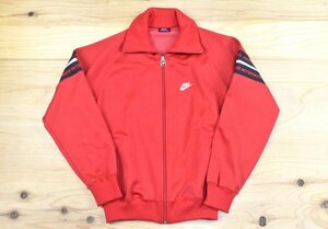 レア80's古着 NIKE INTERNATIONAL ビンテージ ジャージ sizeS 赤 日本製 トラックジャケット ナイキ インターナショナル