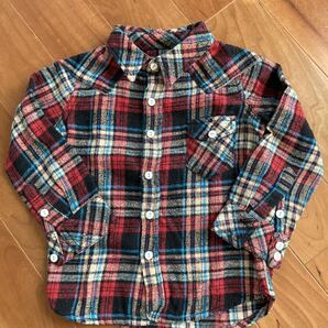 a can b ネルシャツ 長袖シャツ エーキヤンビー 100cm