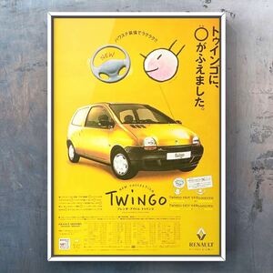  that time thing Renault Twingo advertisement / Renault Renault 4 Renault 5 Renault Twingo Kangoo Megane RS thank twizy espace 4cv catalog 