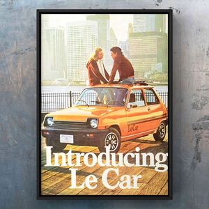 当時物 USA ルノー5 広告 /カタログ サンク ル・カー Renault Le Car 旧車 車 マフラー ホイール ミニカー パーツ カスタム エアロ 中古