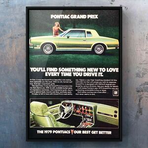 当時物 USA 1979 ポンティアック グランプリ 広告 /カタログ 旧車 車 Potiac Grand Prix マフラー ホイール ミニカー パーツ カスタム