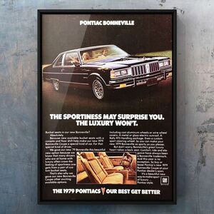 当時物 USA ポンティアック ボンネビル 広告 /カタログ 旧車 車 ポンティアックボンネビル Pontiac Bonnevilleマフラー カスタム 中古
