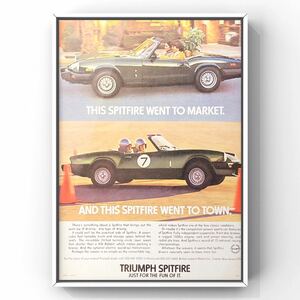  that time thing USA Triumph spito fire amount entering advertisement / catalog old car TR-2 TR-4 TR-6 MG poster goods England car parts retro 