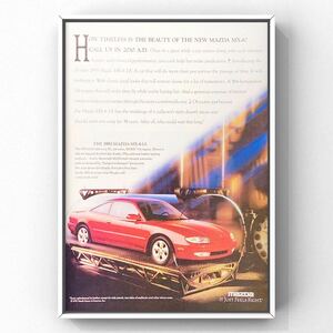 当時物 USA 1993 Mazda MX-6 広告 /カタログ GE GD マツダ MX6 旧車 車 マフラー ホイール ミニカー パーツ カスタム 中古 カペラC2 エアロ