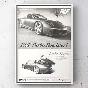 当時物 RUF Turbo Florio 広告 / ターボフローリオ ターボ フローリオポルシェ Porsche 991 997 ホイール ルーフ カスタム タルガ 中古
