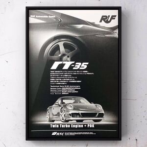 当時物 RUF RT-35 広告 / ポルシェ RT35 RT35S ロードスター Porsche 911 997 ホイール ルーフ カスタム 中古 マフラー エアロ パーツ