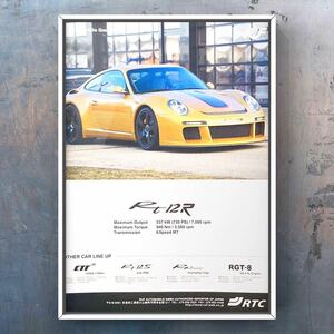 当時物 RUF RT12R 広告 / ポルシェ Porsche 911 997 RT12 R ホイール ルーフ カスタム カーボン gt3 gt2 gt4 RS 中古 RWB Rauh welt 1/18