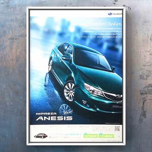 当時物 Subaru Impreza Anesys 広告 / アネシス スバル インプレッサアネシス GE GH GH8 GBD GVB GVF GRB GH3 ホイール マフラー wrx sti