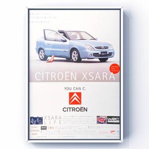 当時物 CITROEN XSARA 広告 / シトロエン クサラ WRC ラリー カタログ 車 マフラー ホイール ミニカー パーツ カスタム エアロ 純正 中古