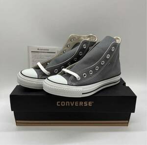 【24.5cm】新品CONVERSE CANVAS ALL STAR HI CHARCAL コンバース キャンバス オールスター チャコール (1C988) 5011