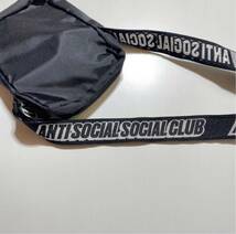 新品 ANTI SOCIAL SOCIAL CLUB Shoulder Bag BLACK アンチソーシャルソーシャルクラブ ショルダー バッグ ブラック N16_画像4