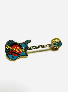 ハードロックカフェ　ピン　横浜◆HRC30周年　ギターピン◆Hard Rock Cafe Pins/ピンバッジ/30years/Yokohama/guitar