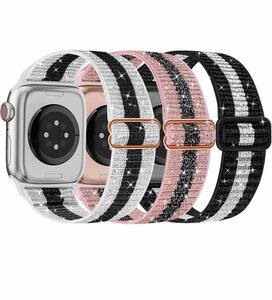 アップルウォッチバンド ナイロン弾性ベルト　Apple Watch バンド38/40/41mm 3本セット　セール価格