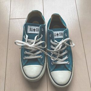 CONVERSE ブルーグリーン　24.5cm コンバース All STAR 