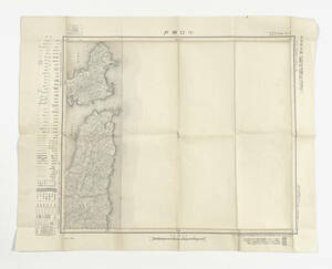 ●古地図●『小口瀬戸』1枚 昭和28年応急修正 5万分の1 地形図 地理調査所 能登島 七尾湾 石川県●古書 郷土資料