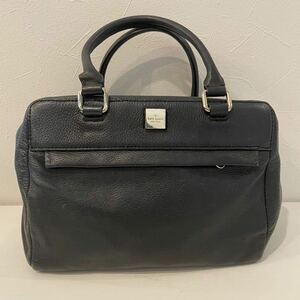 kate spade NEW YORK　ケイトスペード　牛革　COW LEATHER　ハンドバッグ　トートバッグ　ブラック　横幅26cm×底マチ17cm×高さ18cm