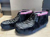 Clarks クラークス×アトモス別注モデル 28.5cm 2020年新品デッドストック SNK158 Clarks Wallabee Gen Black Tiger PRT_画像1