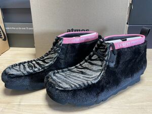 Clarks クラークス×アトモス別注モデル 28.5cm 2020年新品デッドストック SNK158 Clarks Wallabee Gen Black Tiger PRT