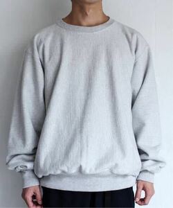 AURALEE × LECHOPPEre shop special order AURALEE SUPER MILLED SWEAT super Mill do sweat pull over o- Rally sweatshirt 3 GR