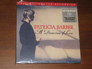 PATRICIA BARBER パトリシア・バーバー/ A DISTORTION OF LOVE 2013年発売 MFSL社 Hybrid SACD 輸入盤