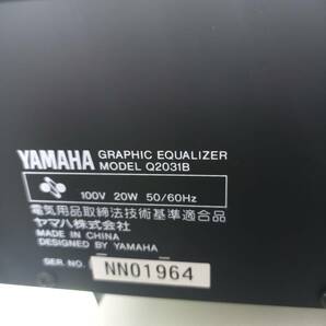 YAMAHA/ヤマハ製 プロセッサー/グラフィックイコライザー Q2031B★中古品/USED 送料込みの画像4