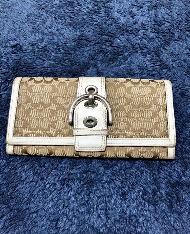 ヤフオク! -コーチ 長財布 シグネチャー ベルトの中古品・新品・未使用 ...