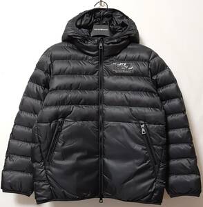 [新品] 6A(6歳) EA7 / ARMANI JUNIOR　ロゴバッジ付きの【中綿ジャケットブルゾン】◆2022-23年秋冬モデル　男の子用 120cm　◆色：黒