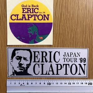 貴重☆ エリック クラプトン 99年 JAPANツアー ステッカー 他2枚セット