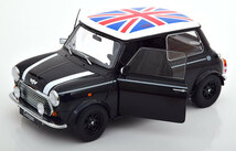 KK scale 1/12 Mini Cooper LHD black white Union Jack　ダイキャスト製　ビックスケール_画像6