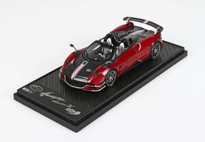 BBR 1/43 Pagani Huayra BC Roadster metallic red and carbonio BBRC226C1