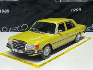 iScale 1/18 Mercedes Benz S class 450 SEL 6.9 (W116) 1975-1980 mimosa yellow　メルセデス　ベンツ