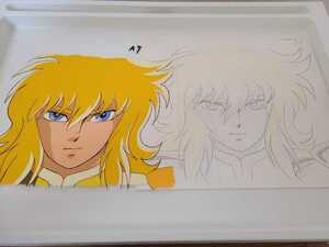  Saint Seiya yellow gold ... ice river cell picture autograph animation attaching 
