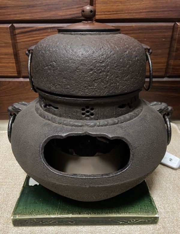 ヴィンテージ 鉄器 茶釜 茶器 茶道具 鉄製 古道具 湯沸かし器 