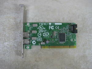 L009-01 LSI (DELL OEM) 製FAE10 2ポートIEEE1394カード