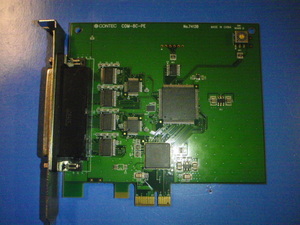 C001-COM-8C-PE CONTEC製 PCI Express対応シリアル通信ボード COM-8C-PE No7413B