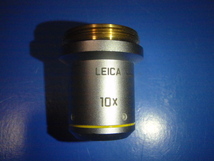 L013-03 Leica製顕微鏡対物レンズ HI PLAN CY 10x/0.25_画像1