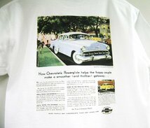 アドバタイジング シボレー ベルエア 1954 Ｔシャツ 079 アメ車 ホットロッド ローライダー 広告 アドバタイズメント_画像2
