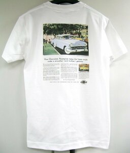 アドバタイジング シボレー ベルエア 1954 Ｔシャツ 079 アメ車 ホットロッド ローライダー 広告 アドバタイズメント