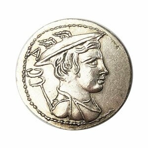 レプリカコイン ペタソス ユリシーズ 古代ローマ 銀貨 硬貨 コイン アンティーク キーホルダーペンダントお守りなどに RM02