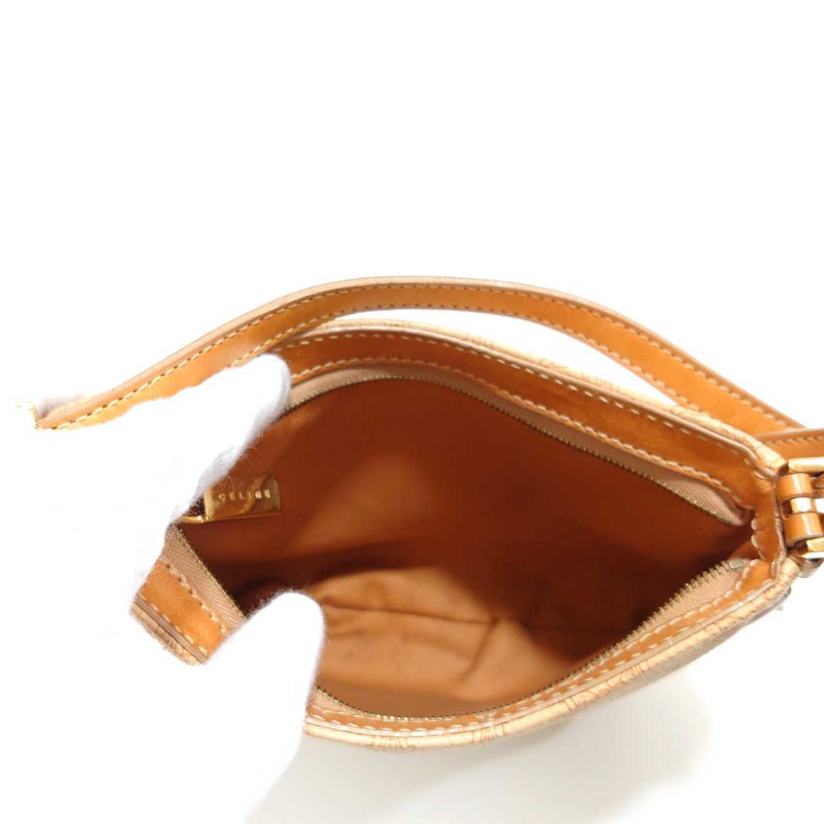 美品 激レア CELINE セリーヌ マカダム アクセサリーポーチ ミニ