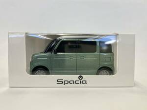 【未使用美品】スズキ スペーシア ノベルティ プルバックカー/ミニカー　ツールグリーンパールメタリック×ブラック【非売品】