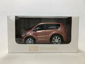 【未使用展示品】ダイハツ　ムーヴ ノベルティ プルバックカー/ミニカー　DAIHATSU MOVE　ヴェネチアンレッドメタリック【非売品】