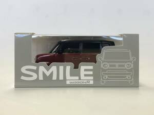 【未使用美品】スズキ ワゴンR　SMILE ノベルティ プルバックカー/ミニカー　フェニックスレッド/ブラック２トーンルーフWAGON R【非売品】